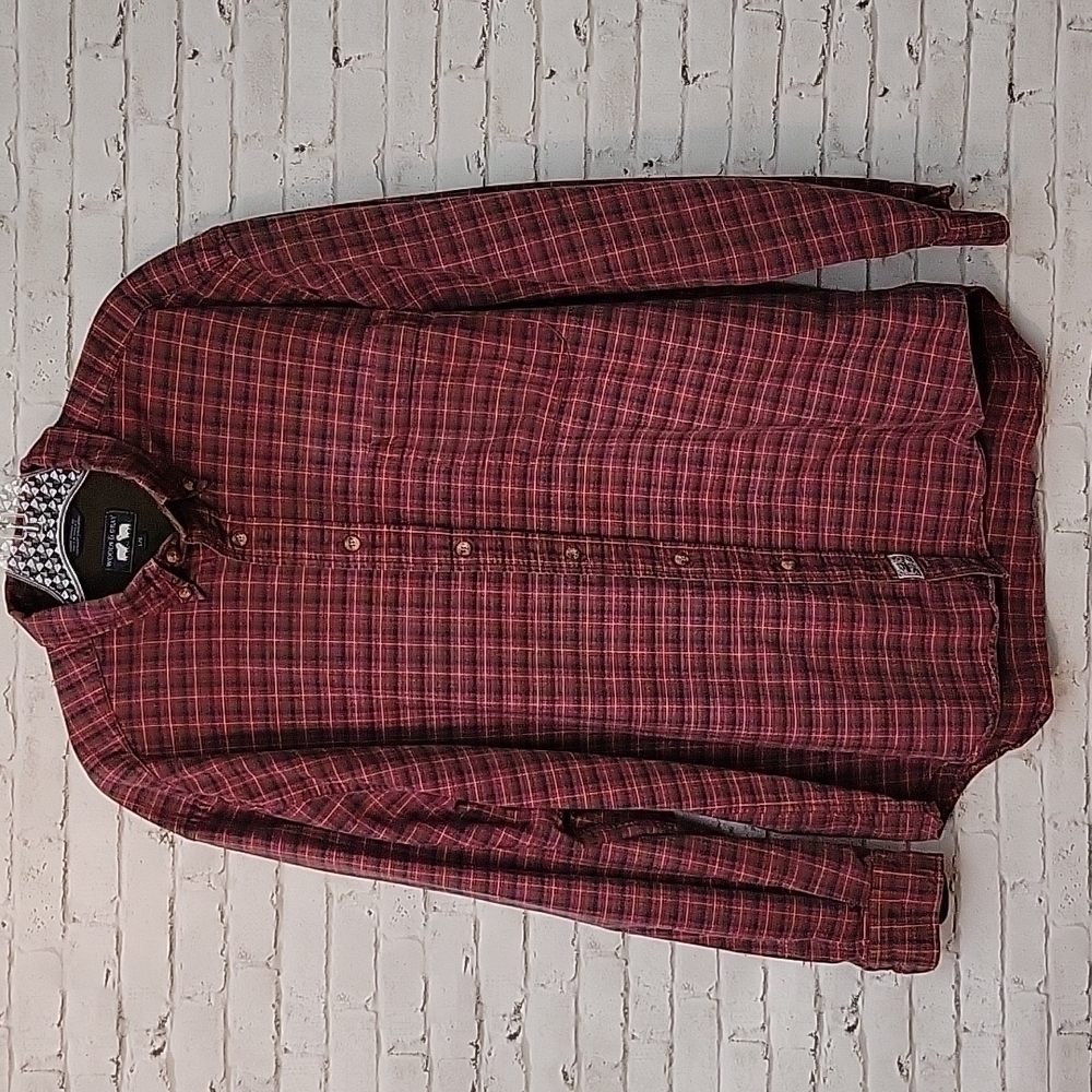 Woods & Gray, Men's Long-Sleeved Shirt, Button-Down, Size LG.